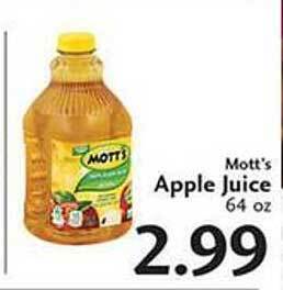 Sunset Foods Mott's apple juice offer
