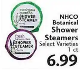Nhco botanical shower steamers