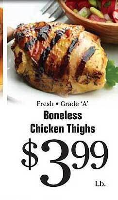 Morton Williams Boneless chicken thighs offer