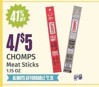 Chomps meat sticks