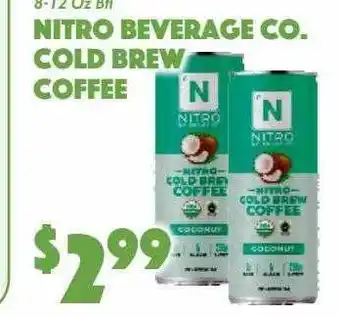 The Food Emporium Nitro beverage co. cold brew coffee offer