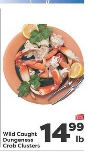 Weis Markets Wild caught dungeness crab clusters offer