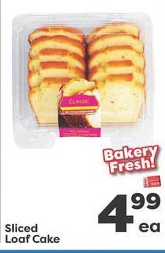 Weis Markets Sliced loaf cake offer