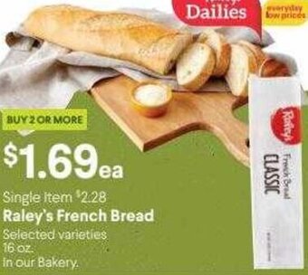 Raley's Raley's French Bread offer