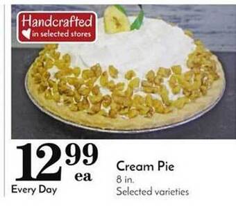 Pavilions Cream pie offer