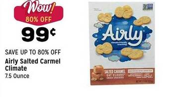 Grocery Outlet Airly salted carmel climate offer