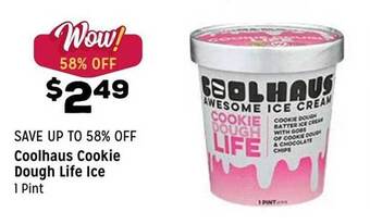 Grocery Outlet Coolhaus cookie dough life ice offer