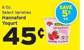 Hannaford Hannaford yogurt offer