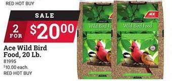 Ace Hardware Ace wild bird food offer
