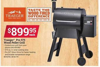 Ace Hardware Traeger pro 575 wood pellet grill offer