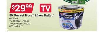 Ace Hardware 50' pocket hose silver bullet offer