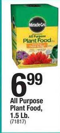 Ace Hardware Miracle gro all purpose plant food offer