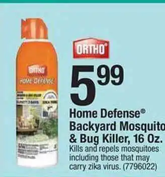 Ace Hardware Ortho home defense backyard mosquito & bug killer offer