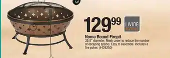 Ace Hardware Noma round firepit living accents offer