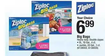 Ace Hardware Ziploc big bags offer