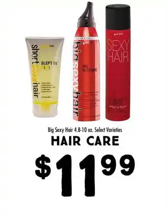 Maceys Hair care big sexy hair offer