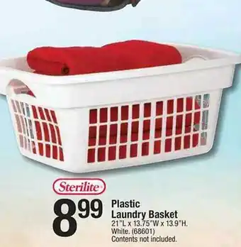 Ace Hardware Sterilite plastic laudry basket offer
