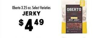 Maceys Oberto jerky offer