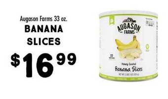 Maceys Augason farms banana slices offer