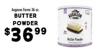 Maceys Augason farms butter powder offer