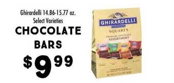 Maceys Ghirardelli chocolate bars offer