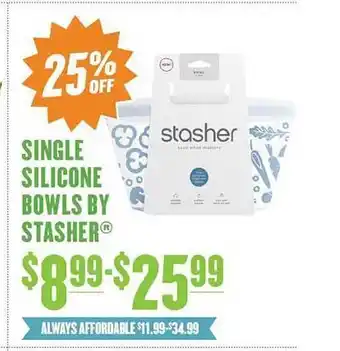 Single silicone bowls by stasher