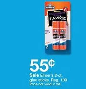 Target Elmer's glue sticks offer