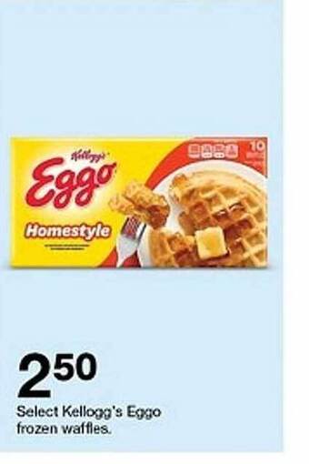 Target Kellogg's eggo frozen waffles offer