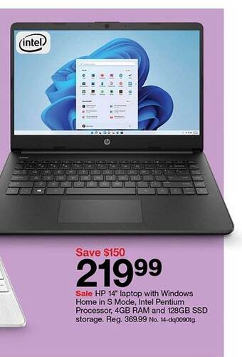 Target Hp 14 offer