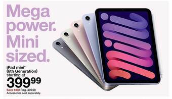 Target Ipad mini (6th generation) offer
