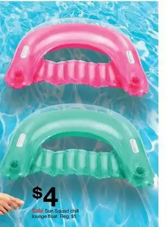 Target Sun Squad Chill Lounge Float offer