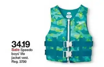 Target Sale Speedo Boy's Life Jacket Vest offer
