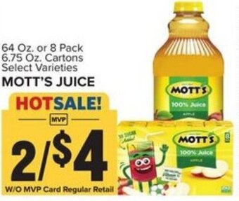 Food Lion Mott's Juice offer