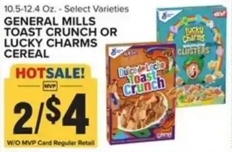 Food Lion General Mills Toast Crunch Or Lucky Charms Cereal 10.5-12.4 oz offer