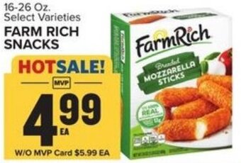 Food Lion Farm Rich Snacks 16.26 oz offer