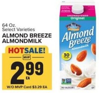 Food Lion Almond Breeze Almondmilk 64 oz offer