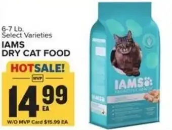 Food Lion Iams Dry Cat Food 6-7 Lb offer