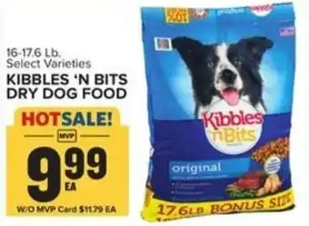 Food Lion Kibble's 'N Bits Dry Dog Food 16-17.6 Lb offer