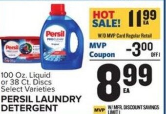 Food Lion Persil Laundry Detergent 100 oz offer