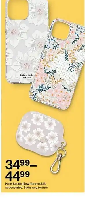 Target Kate spade new york mobile accessories offer