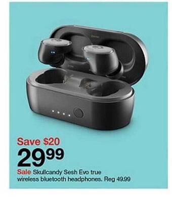 Target Skullcandy sesh evo true wireless bluetooth headphones offer