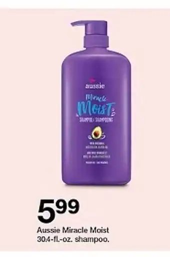 Target Aussie miracle moist shampoo offer