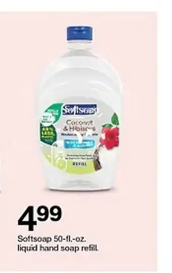 Target Softsoap liquid hand soap refill offer