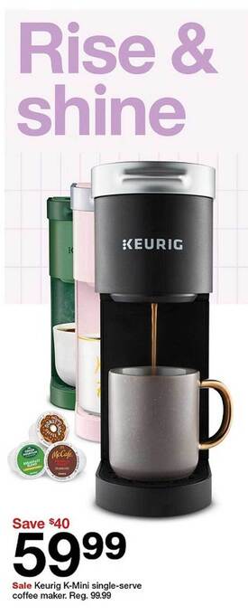 Target Keurig k-mini single-serve coffee maker offer