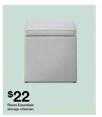 Target Room essentials storage ottoman offer
