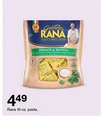 Target Rana pasta offer