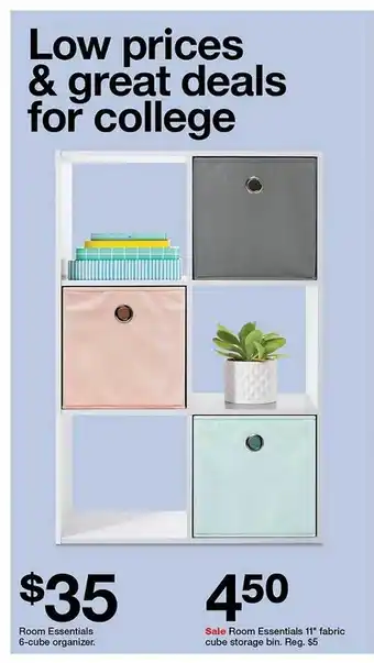 Target Room essentials 6-cube organizer or 11 offer