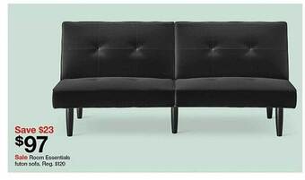 Target Room essentials futon sofa offer