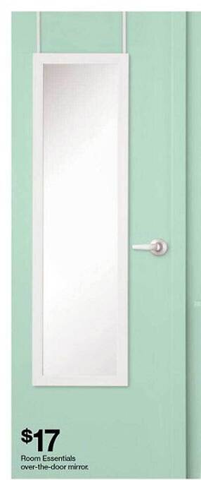 Target Room essentials over-the-door mirror offer