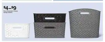 Target Romm essentials y-weave storage baskets offer